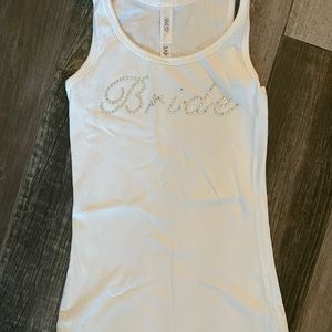 White BRIDE tank
